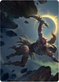 Nighthawk Scavenger Art Card [Zendikar Rising Art Series] | Exor Games Truro