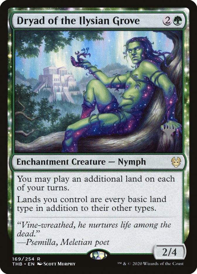 Dryad of the Ilysian Grove (Promo Pack) [Theros Beyond Death Promos] | Exor Games Truro