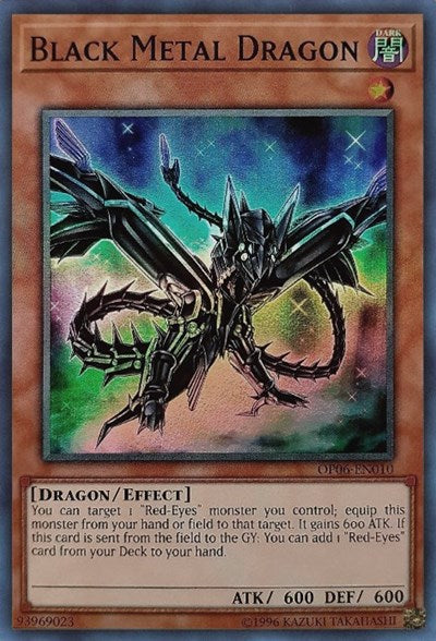 Black Metal Dragon [OP06-EN010] Super Rare | Exor Games Truro