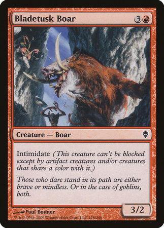 Bladetusk Boar [Zendikar] | Exor Games Truro