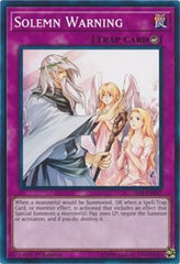 Solemn Warning [SR05-EN037] Common | Exor Games Truro