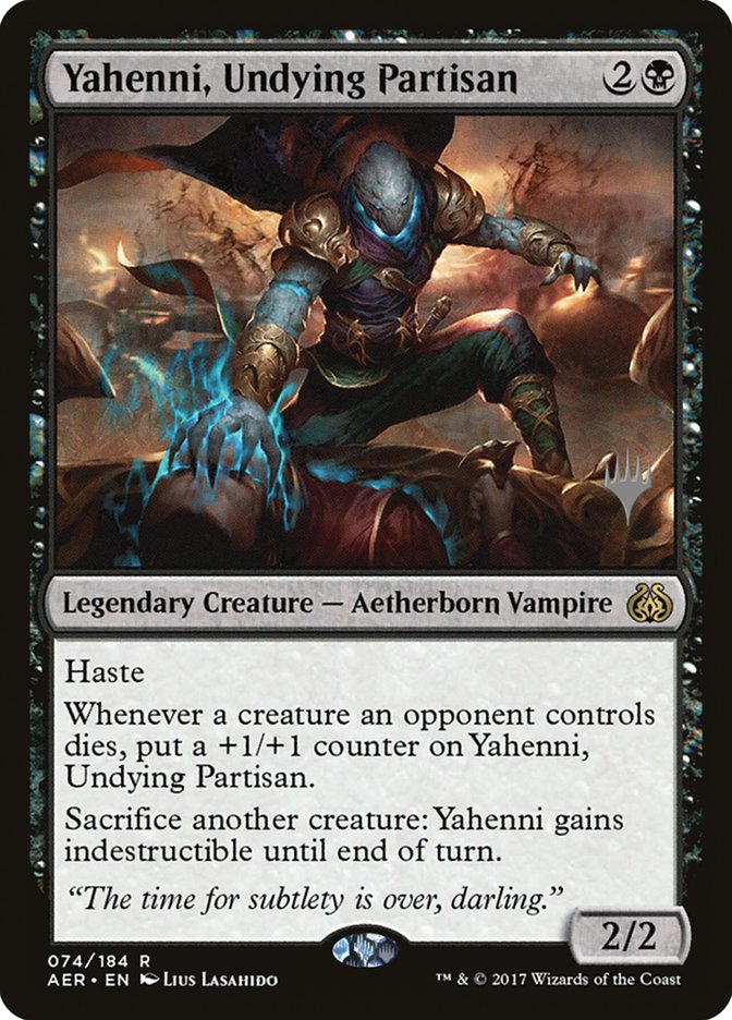 Yahenni, Undying Partisan (Promo Pack) [Aether Revolt Promos] | Exor Games Truro