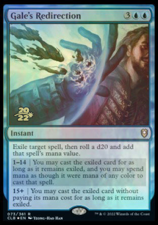 Gale's Redirection [Commander Legends: Battle for Baldur's Gate Prerelease Promos] | Exor Games Truro