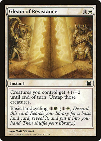 Gleam of Resistance [Modern Masters] | Exor Games Truro
