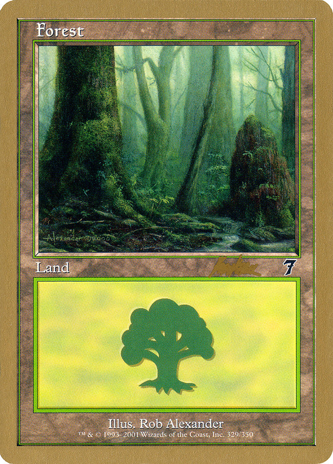 Forest (329) (Brian Kibler) [World Championship Decks 2002] | Exor Games Truro