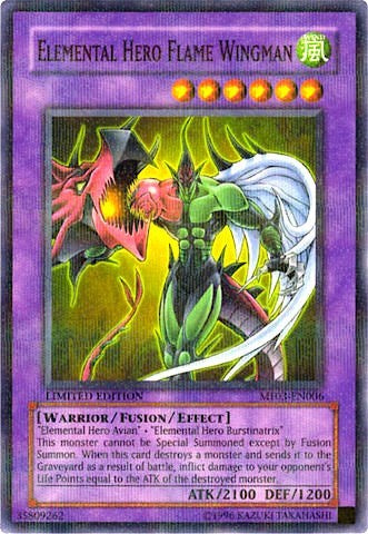 Elemental HERO Flame Wingman [MF03-EN006] Parallel Rare | Exor Games Truro