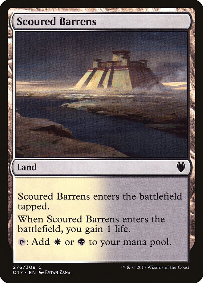 Scoured Barrens [Commander 2017] | Exor Games Truro