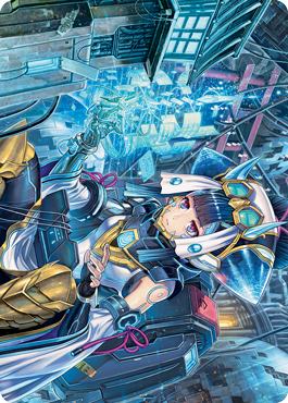 Covert Technician Art Card [Kamigawa: Neon Dynasty Art Series] | Exor Games Truro