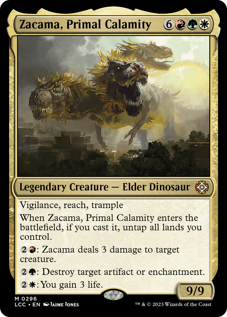 Zacama, Primal Calamity [The Lost Caverns of Ixalan Commander] | Exor Games Truro