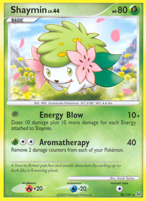 Shaymin (38/127) (Theme Deck Exclusive) [Platinum: Base Set] | Exor Games Truro