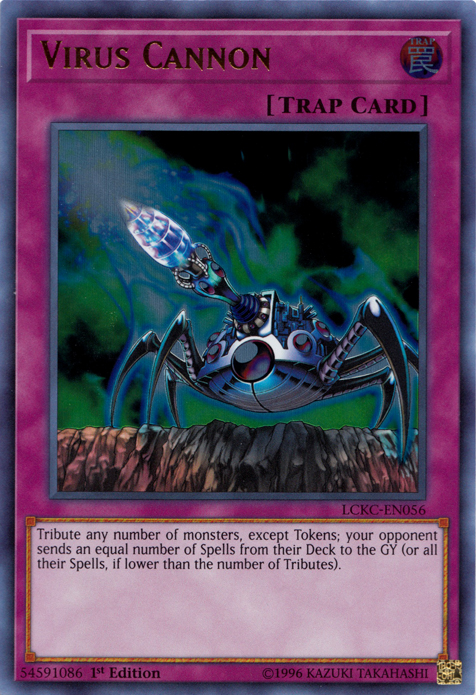 Virus Cannon [LCKC-EN056] Ultra Rare | Exor Games Truro