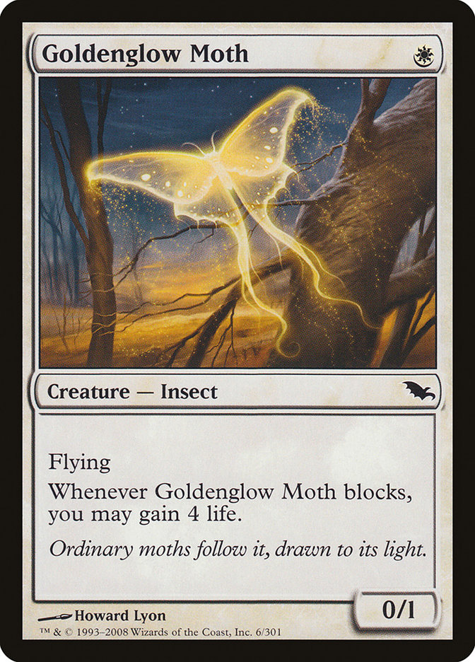 Goldenglow Moth [Shadowmoor] | Exor Games Truro