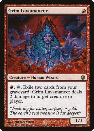 Grim Lavamancer [Premium Deck Series: Fire and Lightning] | Exor Games Truro