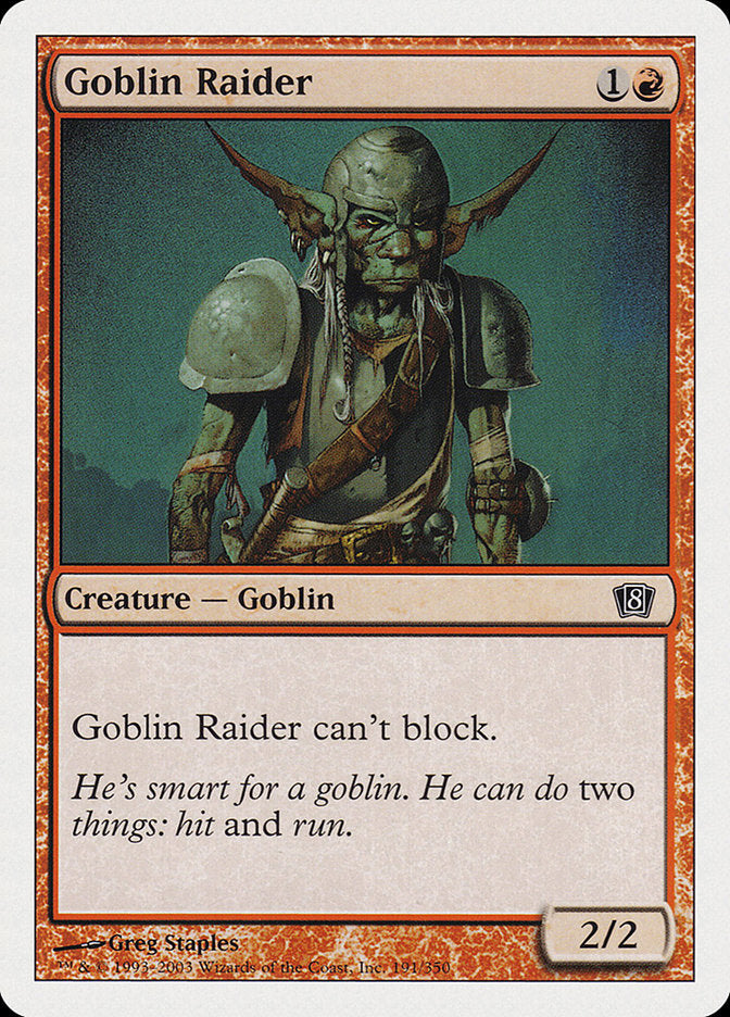 Goblin Raider [Eighth Edition] | Exor Games Truro