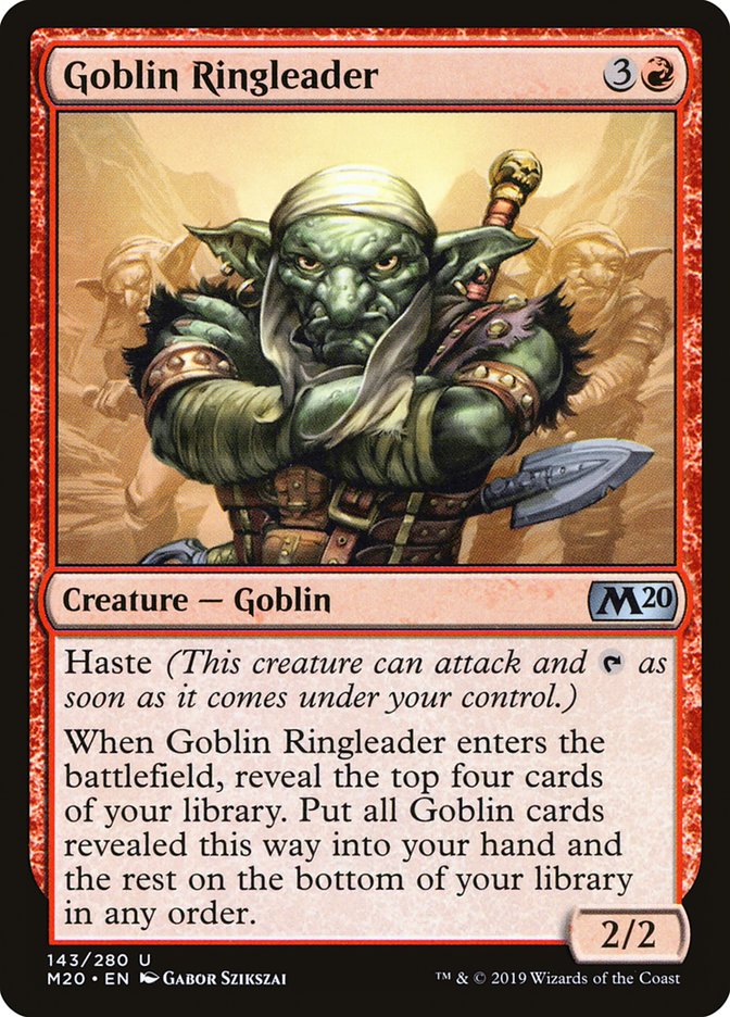 Goblin Ringleader [Core Set 2020] | Exor Games Truro