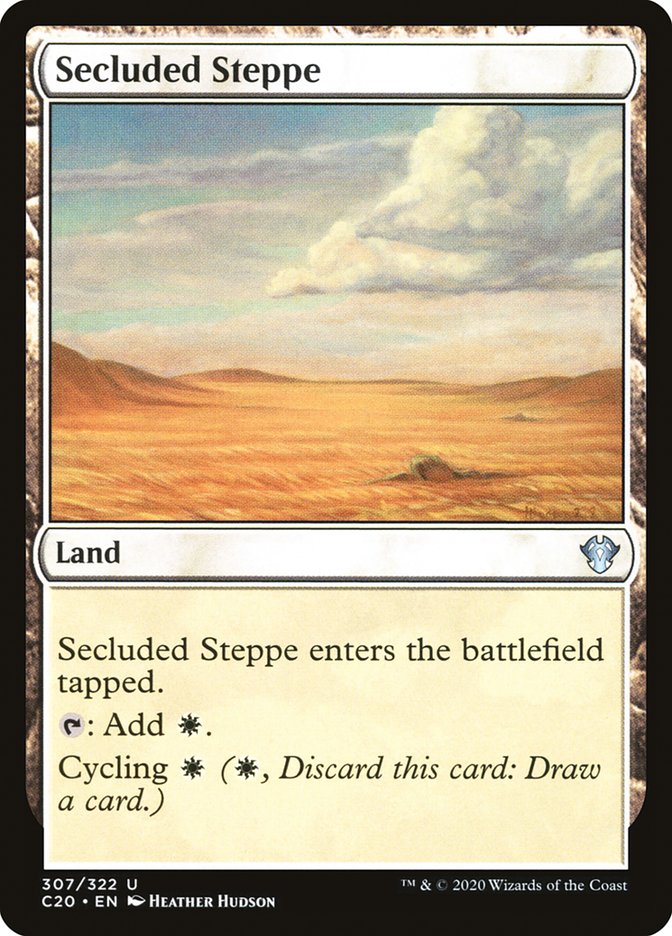 Secluded Steppe [Commander 2020] | Exor Games Truro