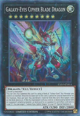 Galaxy-Eyes Cipher Blade Dragon [EXFO-ENSE4] Super Rare | Exor Games Truro