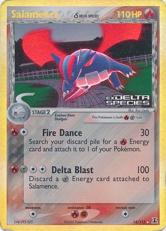 Salamence (14/113) (Delta Species) (Stamped) [EX: Delta Species] | Exor Games Truro