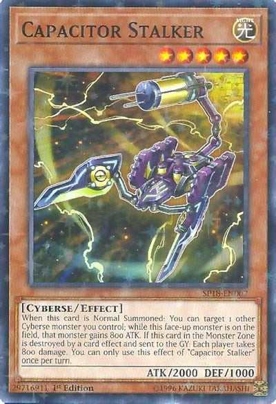 Capacitor Stalker (Starfoil) [SP18-EN007] Starfoil Rare | Exor Games Truro