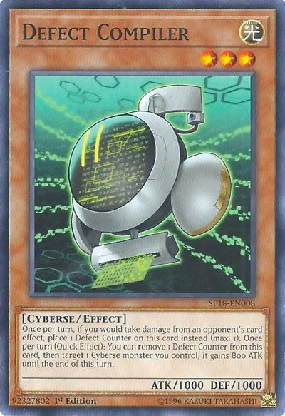 Defect Compiler (Starfoil) [SP18-EN008] Starfoil Rare | Exor Games Truro