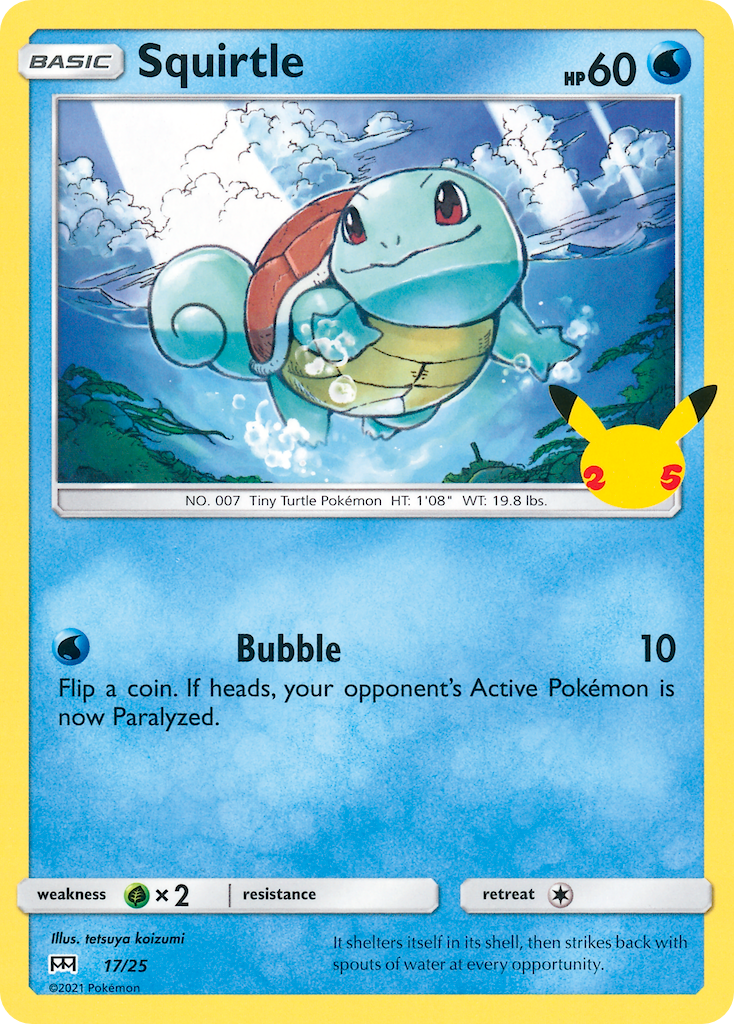 Squirtle (17/25) [McDonald's 25th Anniversary] | Exor Games Truro