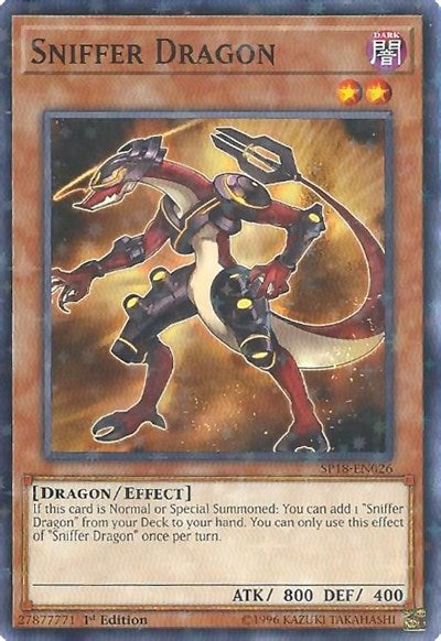 Sniffer Dragon (Starfoil) [SP18-EN026] Starfoil Rare | Exor Games Truro