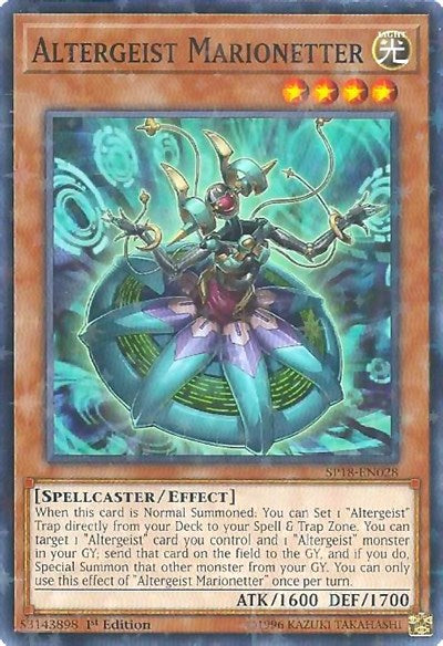 Altergeist Marionetter (Starfoil) [SP18-EN028] Starfoil Rare | Exor Games Truro