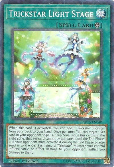 Trickstar Light Stage (Starfoil) [SP18-EN040] Starfoil Rare | Exor Games Truro