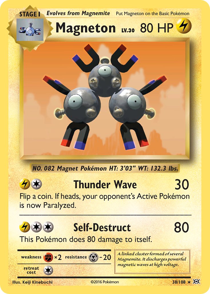 Magneton (38/108) (Theme Deck Exclusive) [XY: Evolutions] | Exor Games Truro