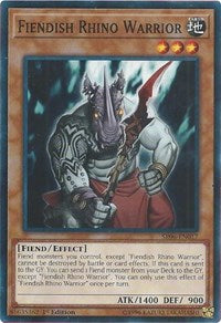 Fiendish Rhino Warrior [SR06-EN017] Common | Exor Games Truro