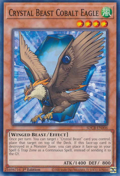 Crystal Beast Cobalt Eagle [SDCB-EN006] Common | Exor Games Truro