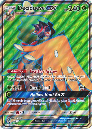 Decidueye GX (SM37) (Jumbo Card) [Sun & Moon: Black Star Promos] | Exor Games Truro