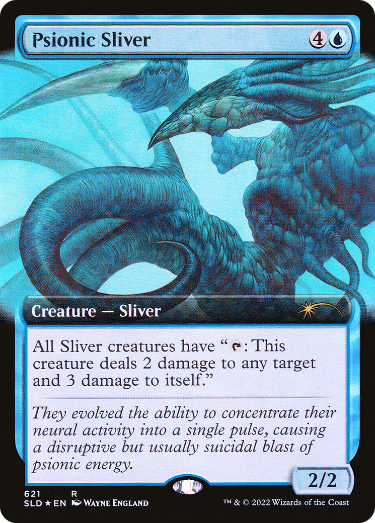 Psionic Sliver (Extended Art) [Secret Lair Drop Promos] | Exor Games Truro