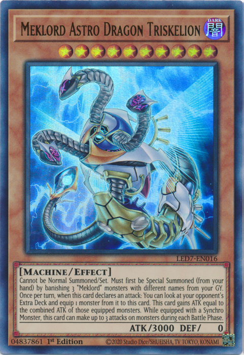 Meklord Astro Dragon Triskelion [LED7-EN016] Ultra Rare | Exor Games Truro