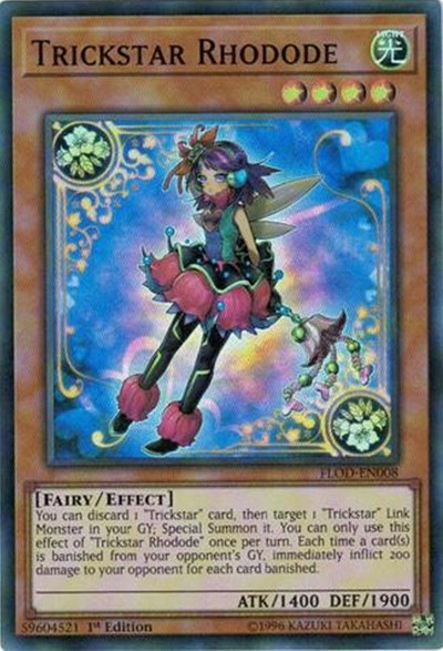 Trickstar Rhodode [FLOD-EN008] Super Rare | Exor Games Truro