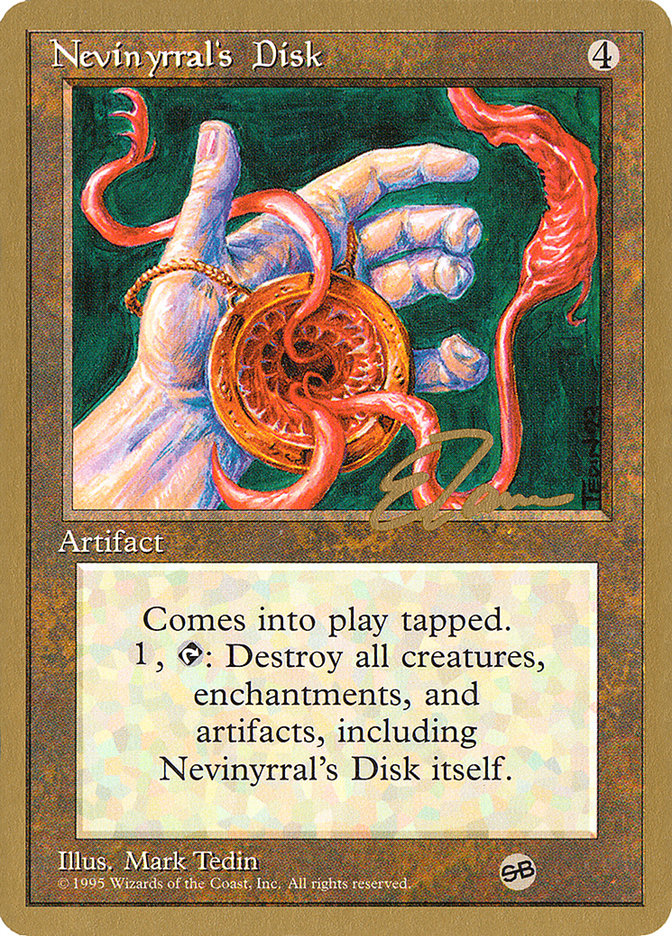 Nevinyrral's Disk (Eric Tam) (SB) [Pro Tour Collector Set] | Exor Games Truro
