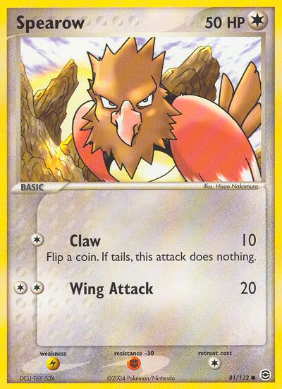 Spearow (81/112) [EX: FireRed & LeafGreen] | Exor Games Truro