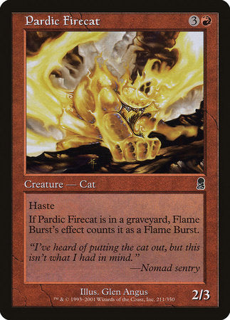 Pardic Firecat [Odyssey] | Exor Games Truro