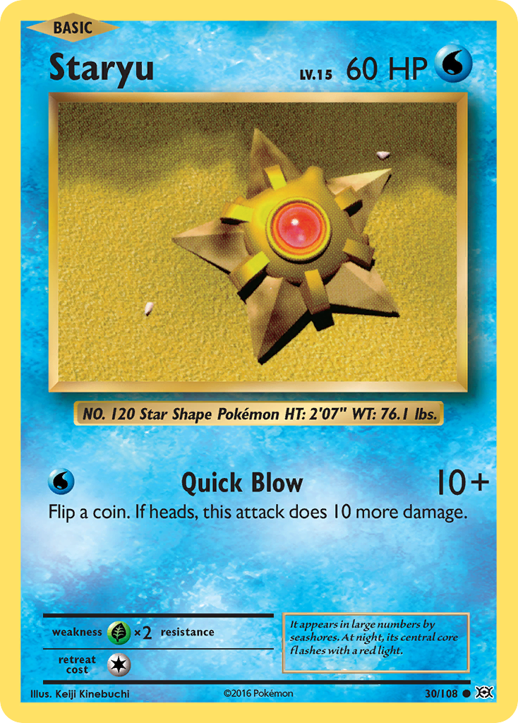 Staryu (30/108) [XY: Evolutions] | Exor Games Truro