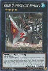 Number 27: Dreadnought Dreadnoid [BLRR-EN030] Secret Rare | Exor Games Truro