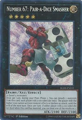 Number 67: Pair-a-Dice Smasher [BLRR-EN031] Secret Rare | Exor Games Truro