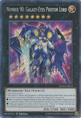 Number 90: Galaxy-Eyes Photon Lord [BLRR-EN033] Secret Rare | Exor Games Truro