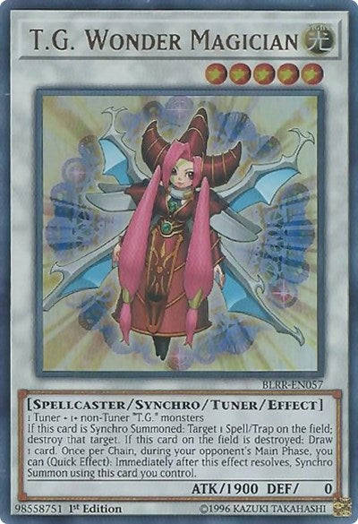 T.G. Wonder Magician [BLRR-EN057] Ultra Rare | Exor Games Truro