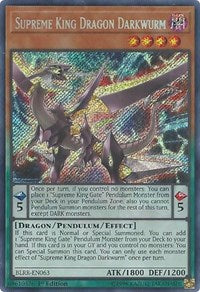 Supreme King Dragon Darkwurm [BLRR-EN063] Secret Rare | Exor Games Truro