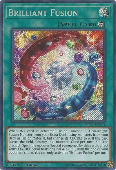 Brilliant Fusion [BLRR-EN064] Secret Rare | Exor Games Truro