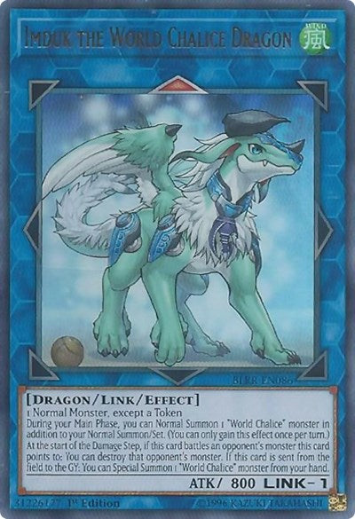 Imduk the World Chalice Dragon [BLRR-EN086] Ultra Rare | Exor Games Truro