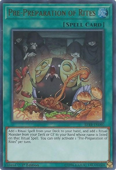 Pre-Preparation of Rites [BLRR-EN090] Ultra Rare | Exor Games Truro