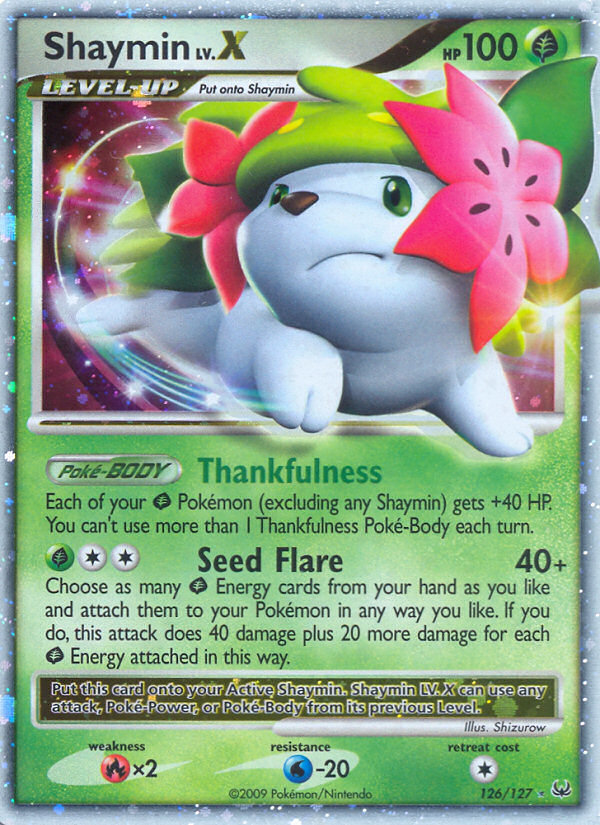 Shaymin LV.X (126/127) [Platinum: Base Set] | Exor Games Truro