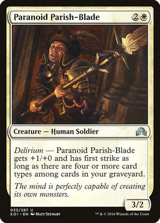 Paranoid Parish-Blade [Shadows over Innistrad] | Exor Games Truro