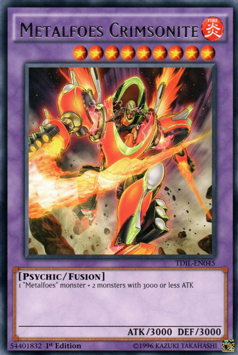 Metalfoes Crimsonite [TDIL-EN045] Rare | Exor Games Truro